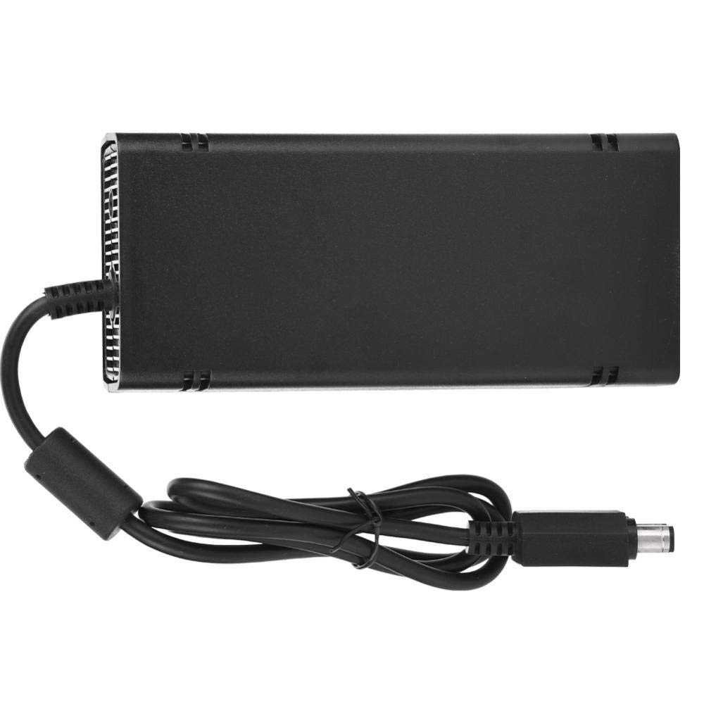 Adaptador de Fuente de alimentación, Cargador de Bloque de Fuente de alimentación, CA 100V - 240V Negro Universal para Xbox 360 Slim(European Standard 110-240V)