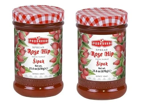 Rose Hip Jam 23.6oz Set of 2*Jars (Each 670g Total