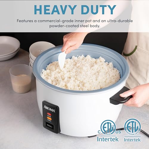 Image of Aroma 20-Cup (Uncooked) / 40-Cup (Cooked) Commercial Rice Cooker and Warmer