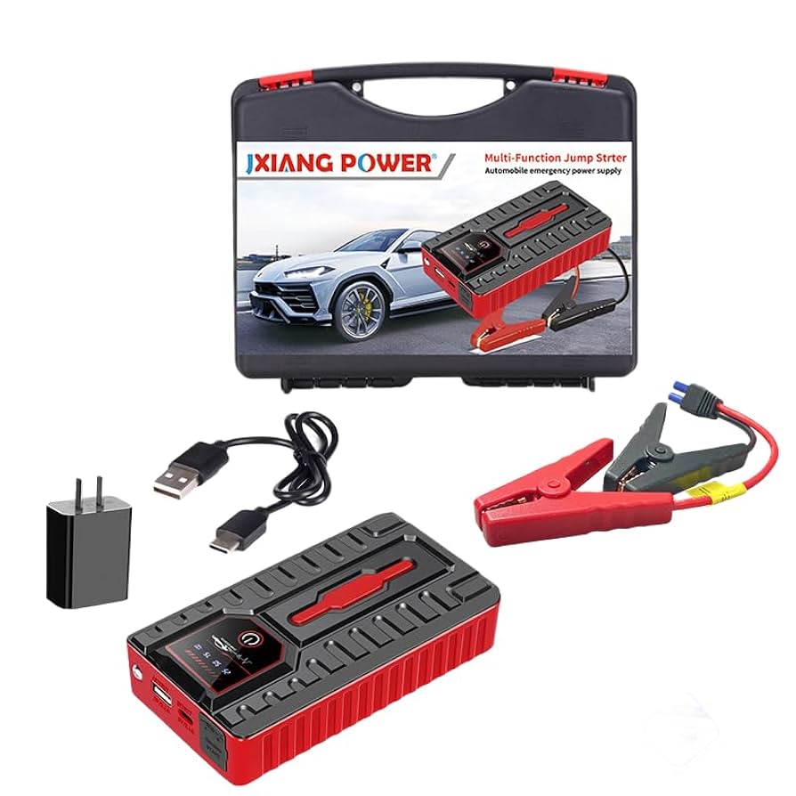 ジャンプスターター エンジンスターター 車用 LEDライト機能搭載