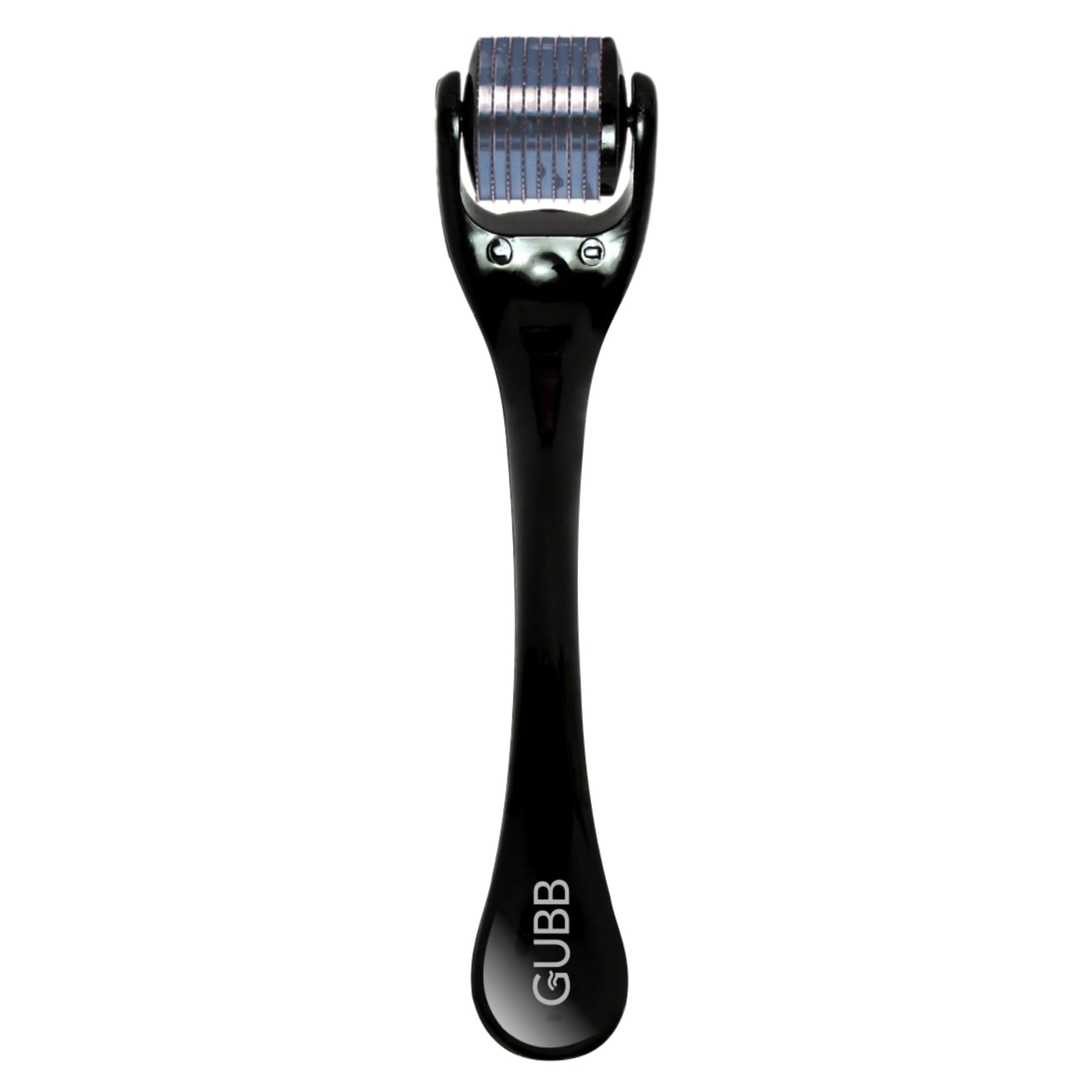 GUBB Derma Roller 0.5mm for Face - Microneedling Tool for Acne Scars,Wrinkles,Beard Growth Stimulator,Skin Rejuvenation,Stretch Marks,Glowing Skin and Hair Regrowth - Grey-image-0