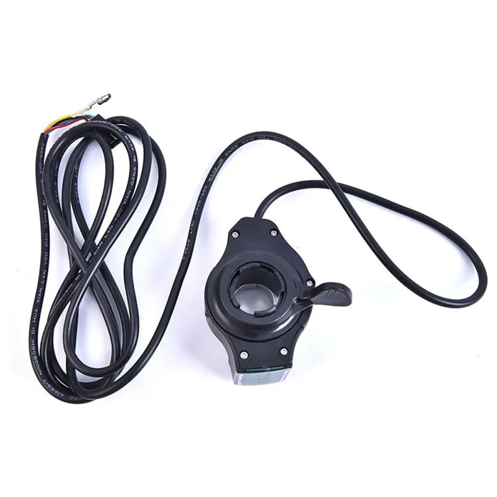 CaFfen Ebike Throttle E-Bike Thumb Throttle Digital Display Speed Control Handlebar Grips Electric Bike Accessories