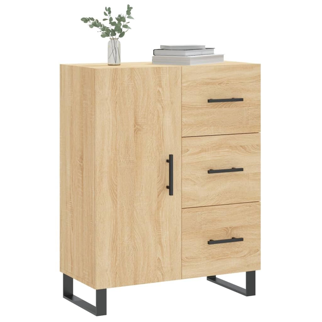 Générique Buffet chêne Sonoma 69,5x34x90 cm Bois d'ingénierie,Meubles,Armoires & Meubles de Rangement,Buffets & bahuts,827943