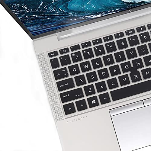 Image of MUBUY-GOL Keyboard Cover For 14 inch HP Elitebook 840 845 G7 G8 2022 2021 2020 New Notebook PC Model Accessories Keyboard Protective Skin (Not Fit New 840 845 G9 G10)-Black