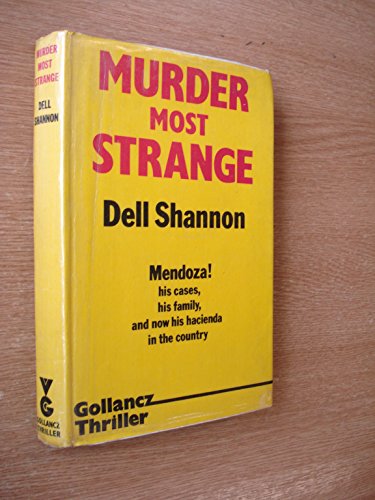 Murder Most Strange 0575030127 Book Cover