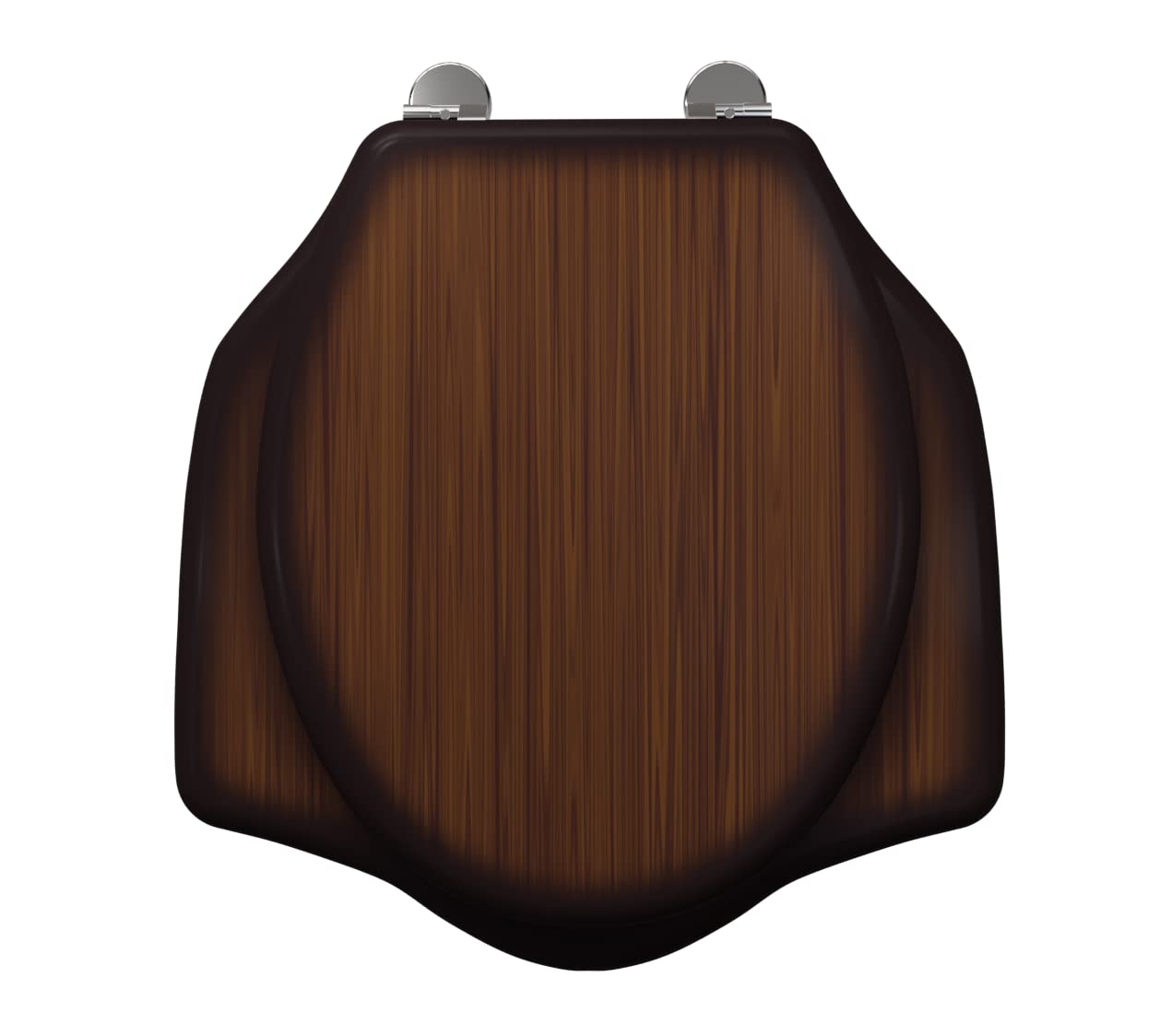 Adshank Toilet Seat Cover | Anglo Indian design | Walnut effect | Non-Soft Close Hinges | Model : AI 77041E 026 PBn - with factory fitted Hinges and Seat fixing Hardware included. (B08VGRJ9F7) Amazon Price History, Amazon Price Tracker