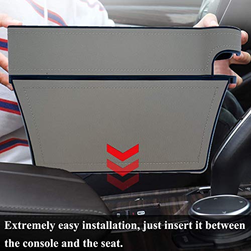 image for LUCKLYJONE Car Seat Gap Filler, Console Side Pocket, Car Seat Pocket O
