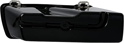 Miniatura 8 de TCT-MOTORPARTS Alforjas de sillín duras negras vívidas para maletero WLatch Keys se adapta a Harley Touring Road Glide Road King Street Glide