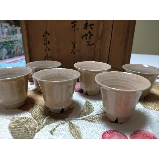 Amazon.co.jp: 萩焼 煎茶器セット 急須 湯冷まし 煎茶碗 の