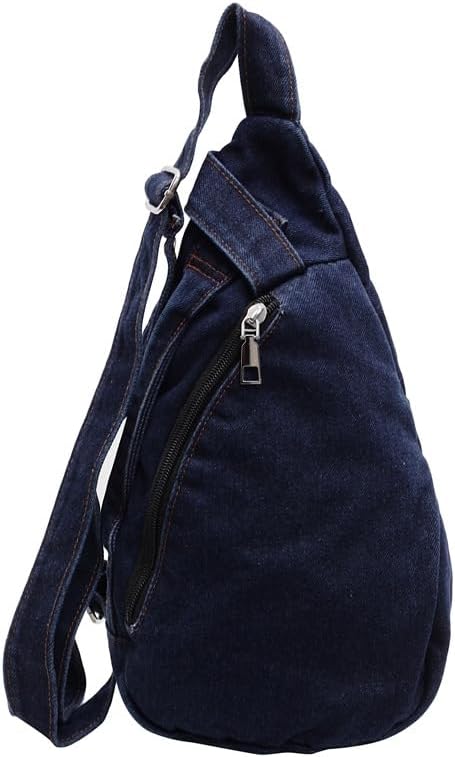 Trendy Sling Bag for Women Crossbody Sling Bag Denim Shoulder Bag Backpack Fanny Belt Bag for Sports Hiking 2025