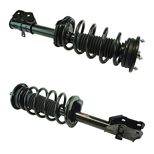 Image of TRQ Front Driver and Passenger Side Strut and Spring Assembly Set Loaded | For 07-10 Ford Edge 07-10 Lincoln MKX