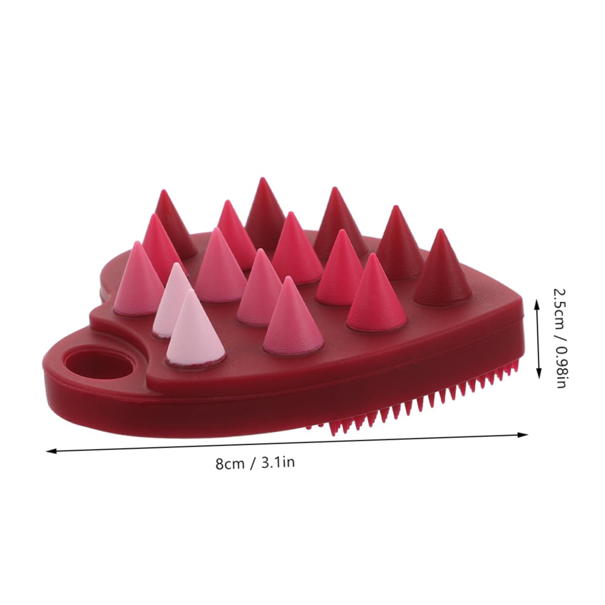 BESTYASH Scalp Massage Brush Silicone Bristles Hair Washing Massage Tool for Sensitive Scalp Double-Sided Design for Deep Clean