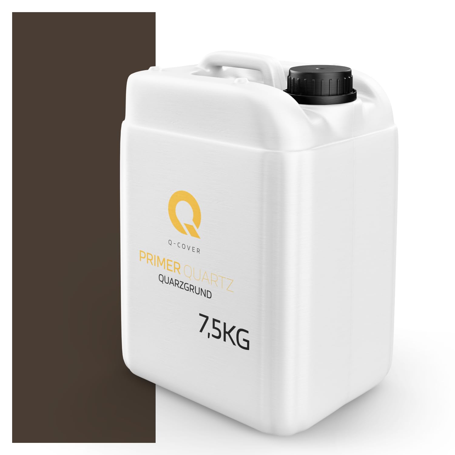 Quarzgrund für Dekorativer Putz mit Mica Dunkelbraun D821 7,5KG | Acrylatdispersion Grundiermittel Innen & Außen für Wände und Decken Grundierung Schutz Mosaikputz ca. 0,3-0,4 KG/m2