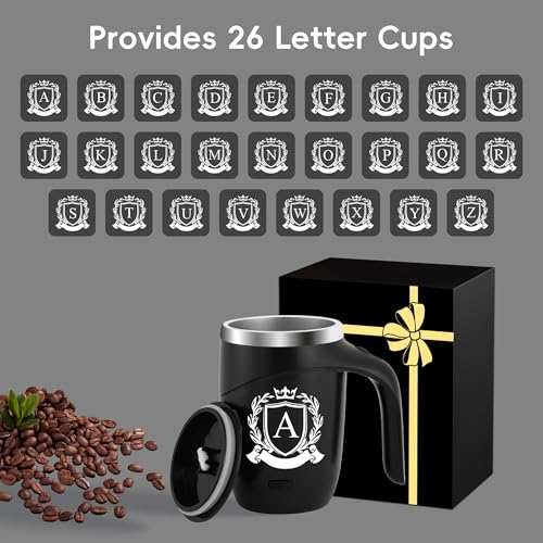Initial Magnetic Stirring Coffee Mug