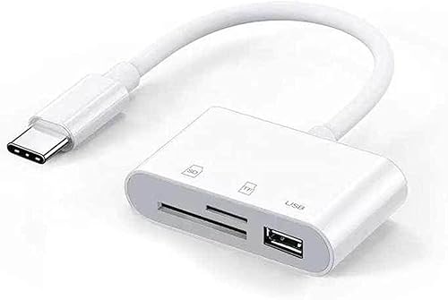 USB C SD Card Reader, USB C to SD Card for iPad,Mac,Laptop, Trail Camera USB-C,Type C Memory Card Adapter for iMac, iPad Pro,Air,Mini, MacBook