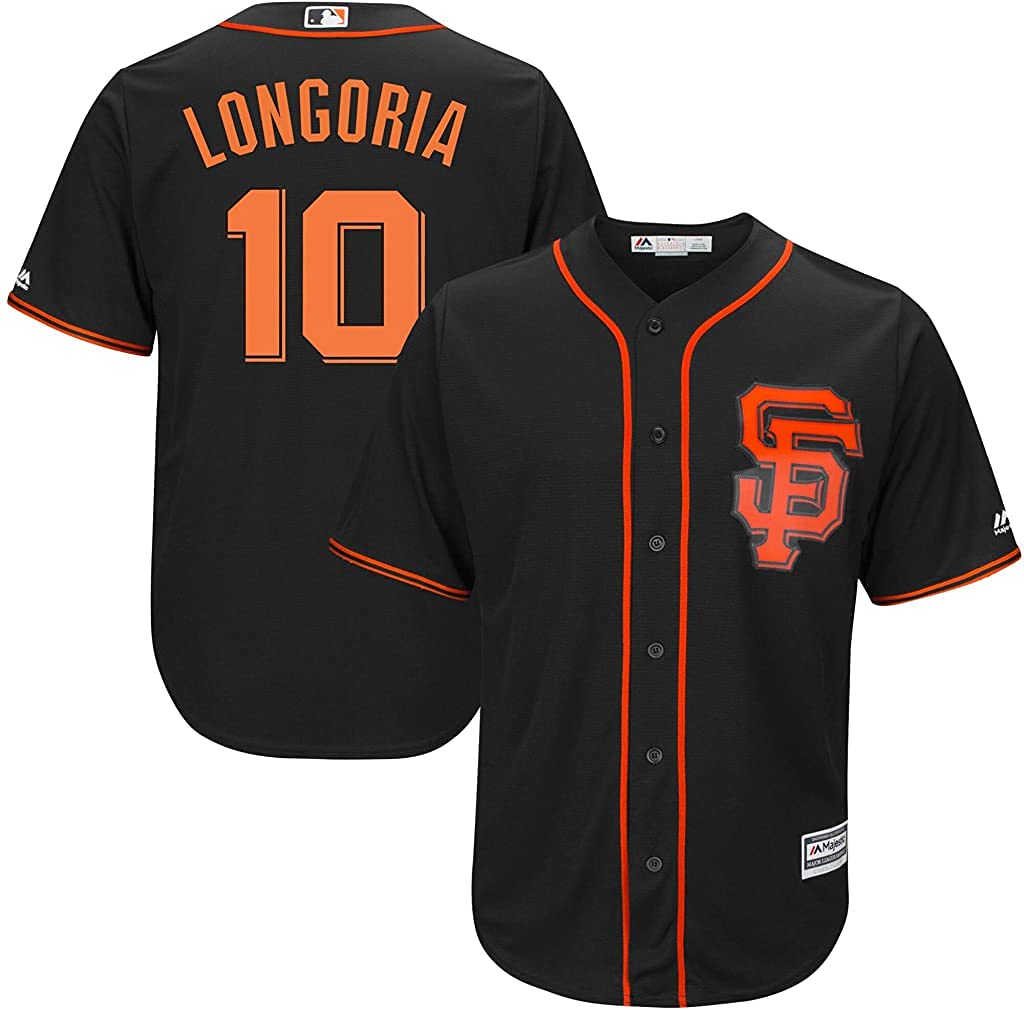 Evan Longoria San Francisco Giants #10 Black Infants Alternate Cool Base Player Jersey
