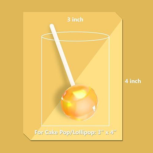 Vista 36 de Newkita Bolsas de golosinas transparentes, bolsas para pasteles y dulces con lazos giratorios de 4 pulgadas, paquete de 100