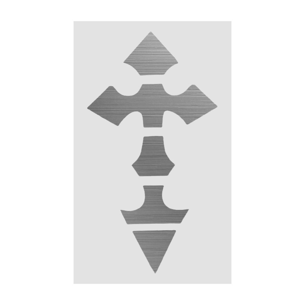 YOUNAFEN for Cross Inlay Decals Fretboard Sticker for Electric Acoustic Guitar Accessorie Sticker for Guitar Body