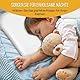 Inphysio Weiches Kinderkissen aus Memory Foam - Hypoallergene Bambusfaser - Effektiver Schlaf für Kinder - Ergonomisches Zervikalkissen - 50 x 30 x 5,5 cm