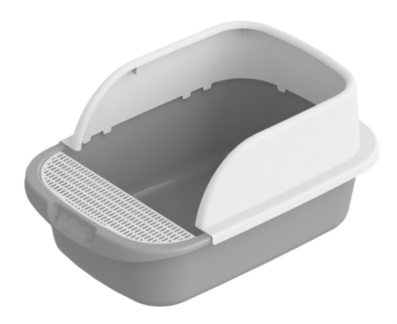 Arenero Gato Caja De Arena Para Gatos Caja De Arena Para Gatos, Contenedor, Inodoro Para Gatos Con Pala, Bandeja De Arena Para Mascotas, Para Gatos Medianos Y Grandes, Conejo Accesorios Para Gatos(Gre
