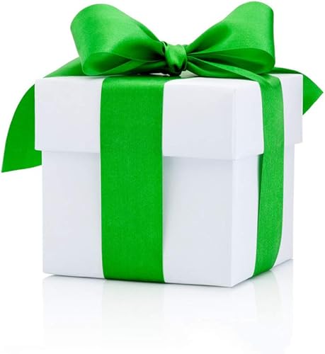 Miniatura 6 de Cinta de satén verde de doble cara de color sólido de 2 pulgadas x 25 yardas, cintas perfectas para manualidades, decoración de bodas, fabricación