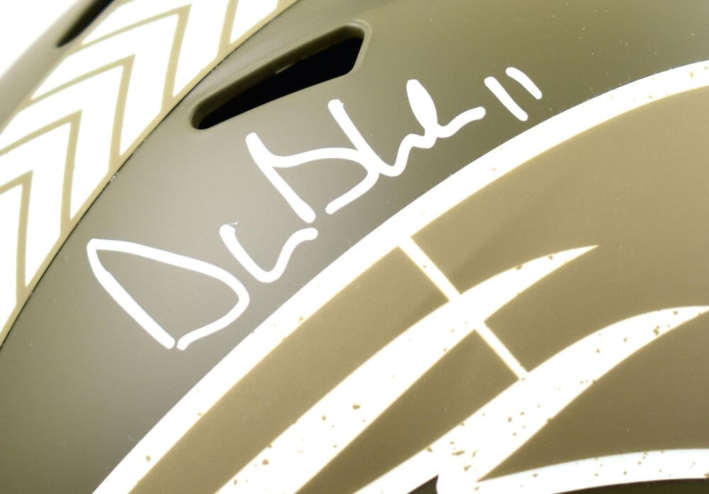 Drew Bledsoe Autographed Patriots F/S STS Speed Helmet - Beckett W Hologram White