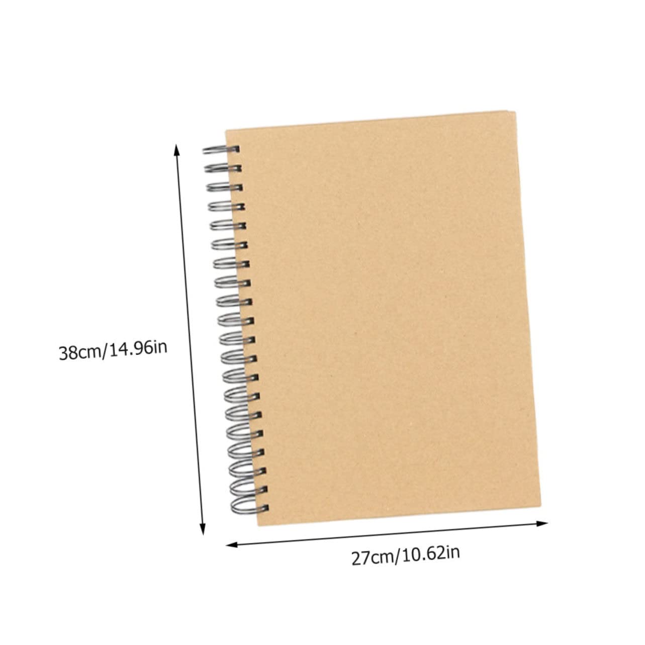 Skizzenbuch für Malerei mit 60 Blatt Dickem Papier Spiralbindung und Flach Aufklappbar zum Zeichnen und Skizzieren für Schüler und Künstler