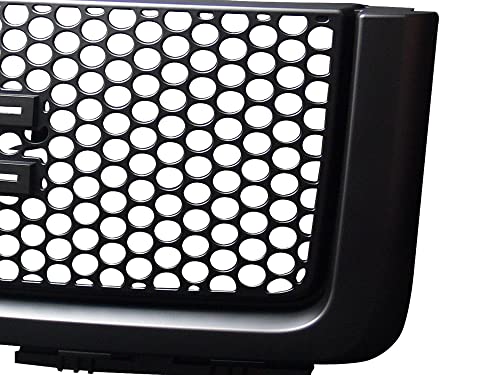Armordillo Round Hole Mesh Style Front Grille|Compatible With 2007-2013 GMC Sierra 1500|8720721|Piano Black|Front Hood Bumper Grille by ARMORDILLO - Used condition - Image 4
