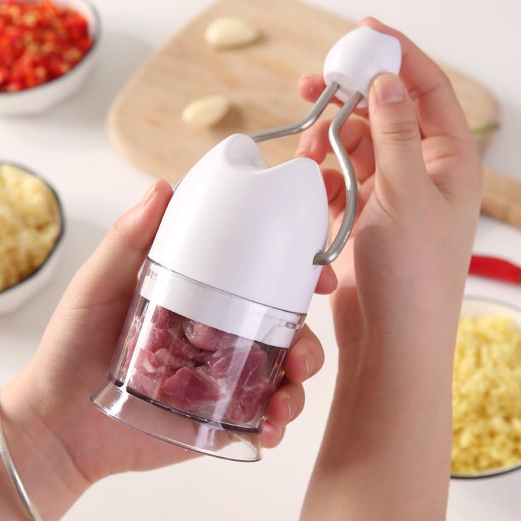 Efficient Kitchen Tool Garlic Crusher with Ergonomic Design Comfortable Handle Manual Garlic Processor Ergonomic Grip for Efficient Food Preparation