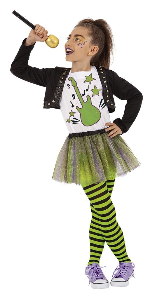 Rubies Disfraz Jessa G, Pop Girls Band infantil para niña | Incluye torera, camiseta, falda, medias y micro