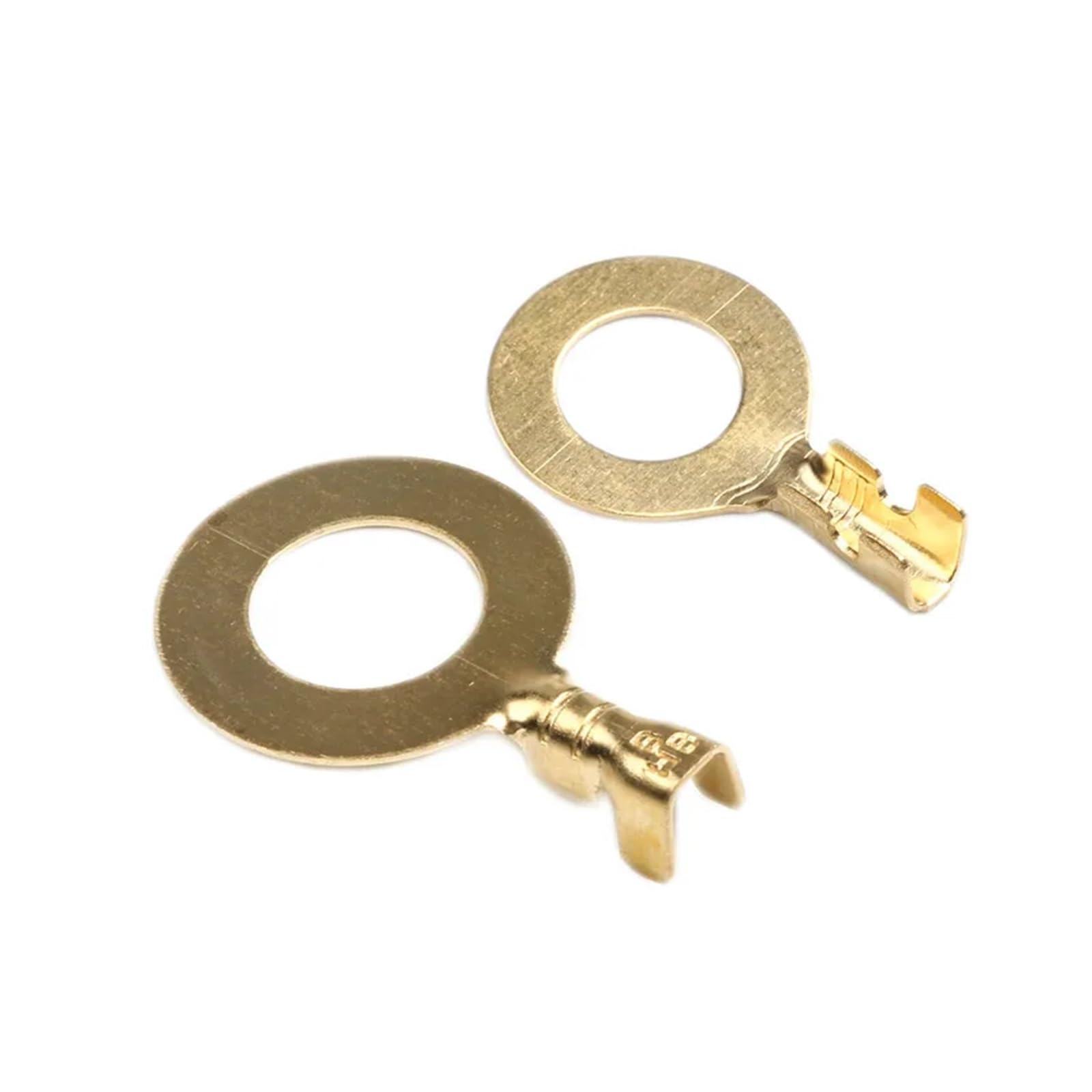 150 Stück M3/M4/M5/M6/M8/M10 Ringkabelschuh-Loch-Kupfer-Crimp-Anschlusskabelschuh-Drahtverbinder, nicht isoliertes Sortimentsset