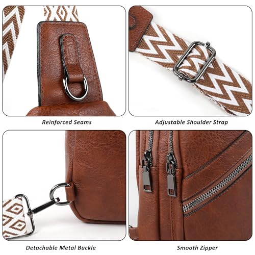 TANTOMI Leather Sling Bag - Use Code 3VWUYT39 for Discount