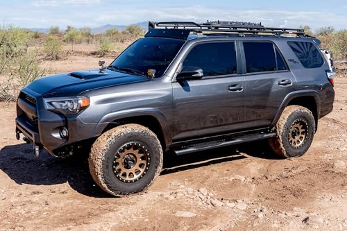 Estribos ovalados de aluminio negro 5in para 2010-2024 4Runner miniatura 5