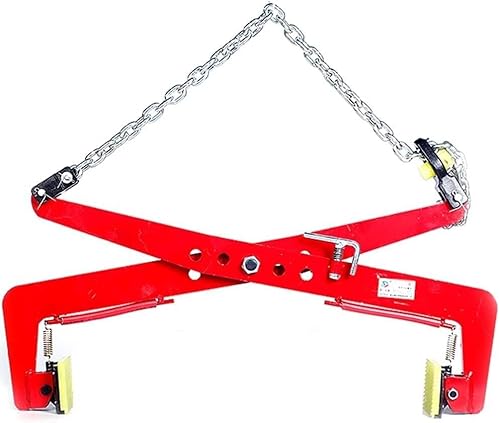 Iroejt One Color Adjustable Stone Clamps For Lifting And Transporting – 8-Inch Vertical Plate Marble Clamp With Beam Jaw Opening For Heavy-Duty Roadside Stone Handling， 23Inch