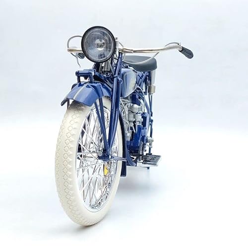Guiloy 1:6 Scalel For Indian Scout 1920 Motorcycles 16231 - Blue Used Metal Diecast Model Toys Car Limited Collection Auto Gift #TOP3