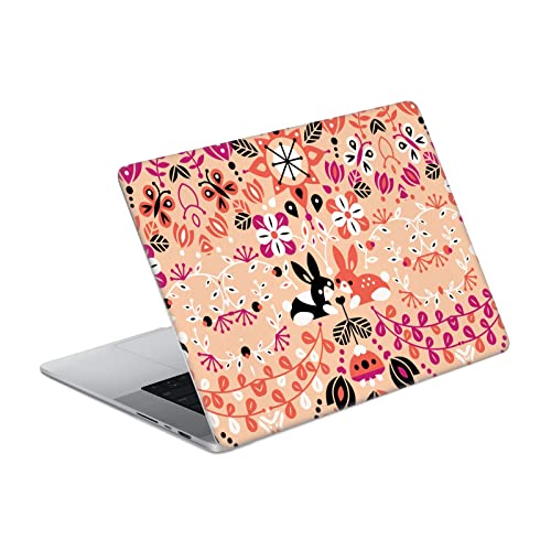 Skin MacBook Pro 14 illustré lapin pour travailler au café