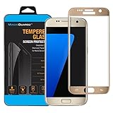MagicGuardz®, Made for Samsung Galaxy S7 (NOT for Edge), Full Cover Tempered Glass Screen Protector