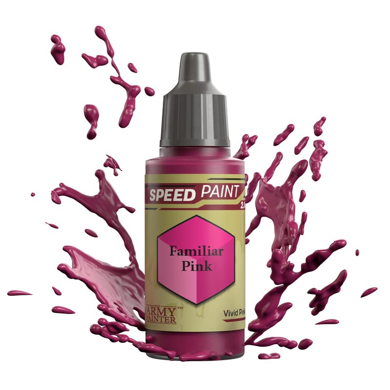 Speedpaint Familiar Pink 2.0, Single Acrylic Paint 18ml One-coat Painting Soloution For Fantasy Tabletop Miniatures Like Warhammer 40k and Dungeons And Dragons Figures
