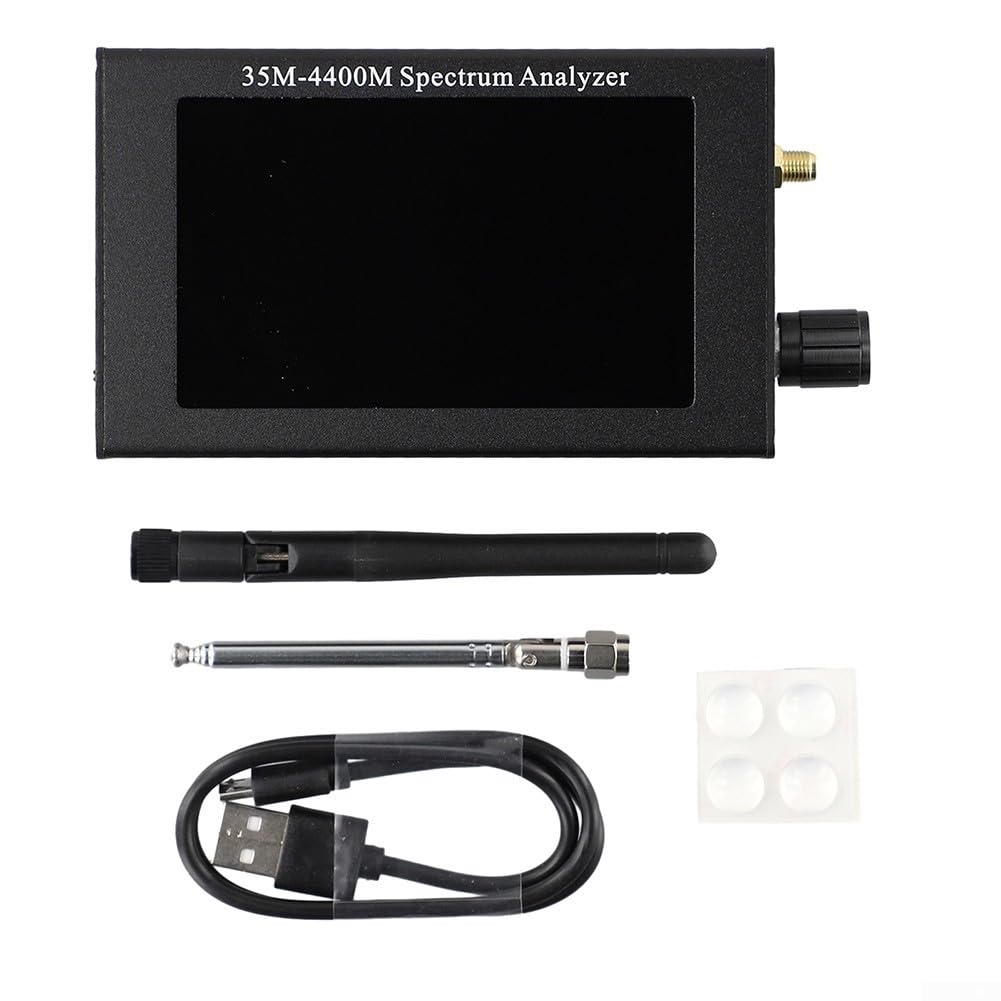 Handgehaltener Spektrumanalysator 35M-4400MHz Mit 4.3 Zoll TFT LCD Farbdisplay Und Aluminiumgehäuse