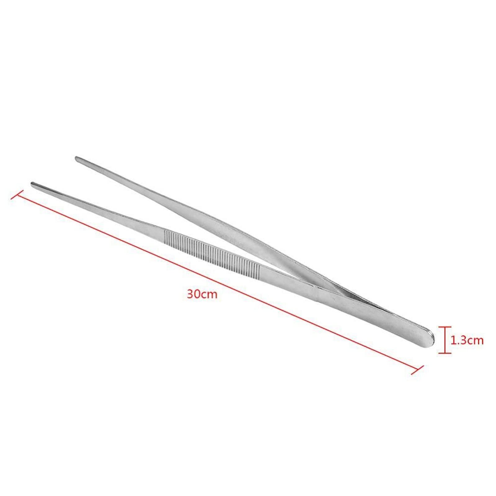Pinzas de cocina de acero inoxidable, alicates versátiles para barbacoa y clips de alimentos para asar, servir buffet y uso culinario