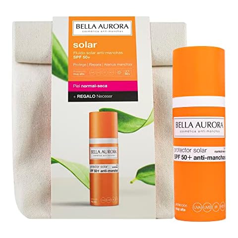 BELLA AURORA Protector Solar Facial Antimanchas SPF 50+ con Neceser Cover
