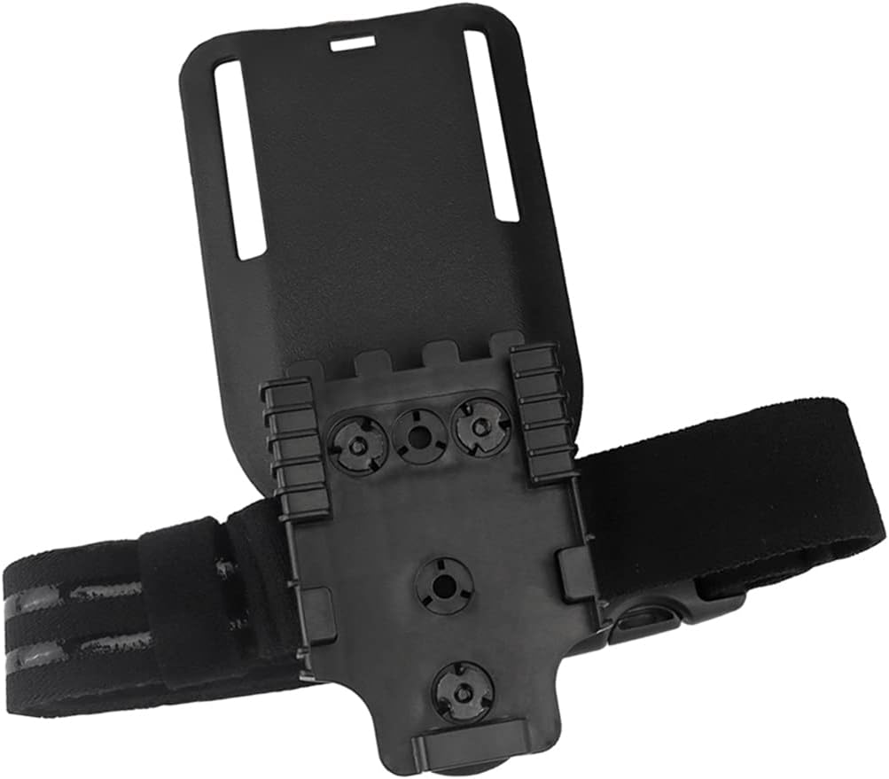 Tactical Quick Locking System Kit, Belt Loop QLS 22 19 Adapter Base Quick Release Drop Leg Belt Gun Holster Paddle Adpater