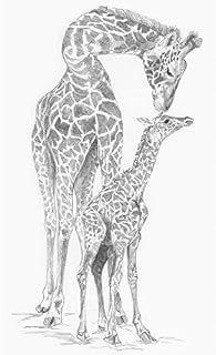 Royal Brush Sketching Made Easy Kit 9"X12"-Giraffe & Baby