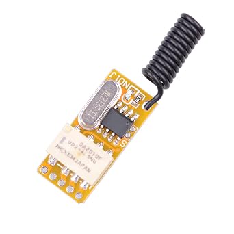 3.7-12V Wireless Remote Control Switch Mini Small PCB 433mhz RF Transmitter,3V -12V Battery Power Circuit Micro Controller for DIY