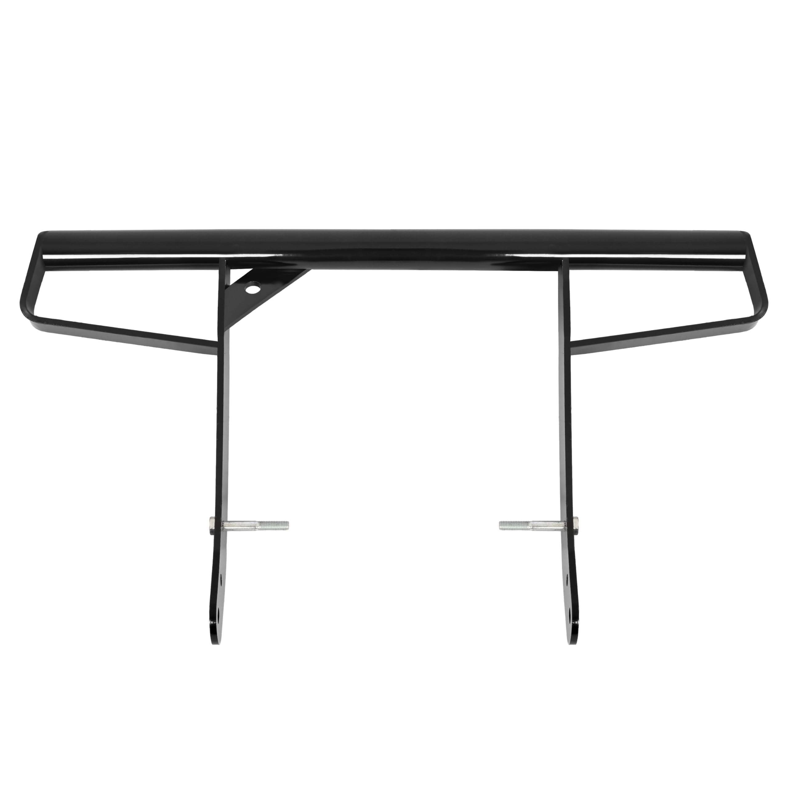 ECOTRIC Aluminium Rear Wide Grab Bar Compatible with 2006-2024 Yamaha Raptor 700 700R ATV Rear Rack Mounted Bar Nerf Bars Gloss Black