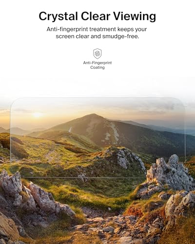 Image of Belkin EZ Align Tempered Glass Screen Protector Guard for iPhone 17 Pro, Scratch-Resistant Impact Protection Included With Easy Align Tray for Bubble Free Application, Recycled Glass - 2 Pack