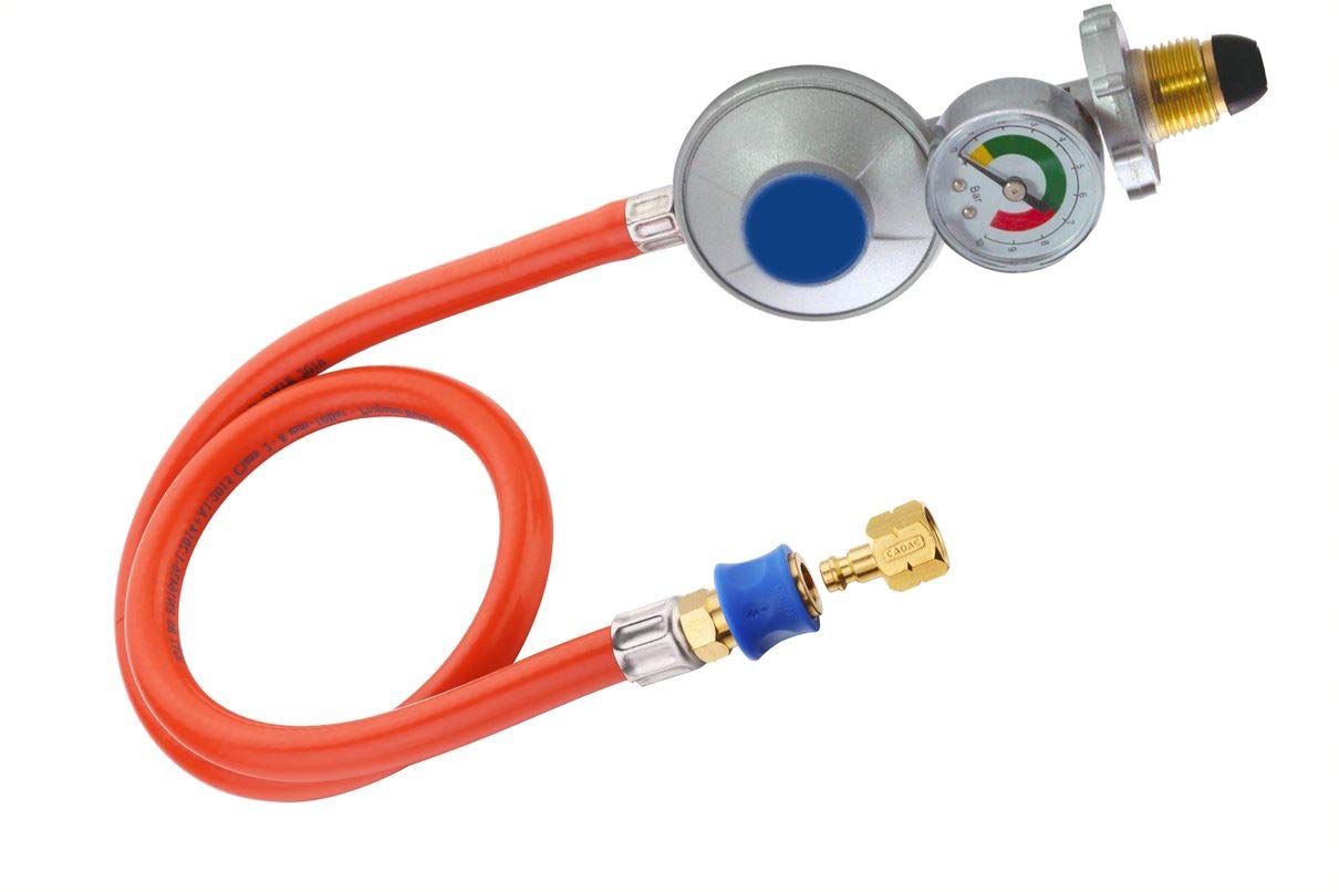 Cadac 37mbar Propane POL Overflow/Fll Level Regulator QR For The Grill In Your Garden