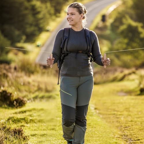 QWORK® Wünschelruten aus Messing, für Geobiologie, Radiästhesie, Energiearbeit