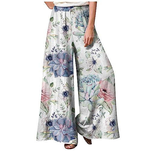 Kurze Schlafhose Damen Lose Sommerhose Blumenmuster Boho Sommerhose Hohe...
