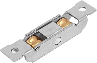 Aexit 12mm x Material Handling 8mm Double Brass Roller Sliding Door Window Snatch Blocks Pulley Wheel